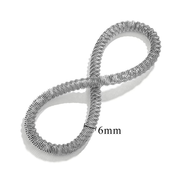 Wholesale Titanium Steel Gold Plated Wire Mesh Cshaped Adjustable Stainless Steel Bracelet For Men And Women