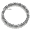 Wholesale Titanium Steel Gold Plated Wire Mesh Cshaped Adjustable Stainless Steel Bracelet For Men And Women