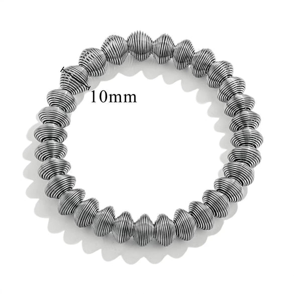 Wholesale Titanium Steel Gold Plated Wire Mesh Cshaped Adjustable Stainless Steel Bracelet For Men And Women