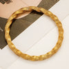 Wholesale Titanium Steel Gold Plated Wire Mesh Cshaped Adjustable Stainless Steel Bracelet For Men And Women