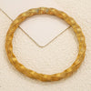 Wholesale Titanium Steel Gold Plated Wire Mesh Cshaped Adjustable Stainless Steel Bracelet For Men And Women