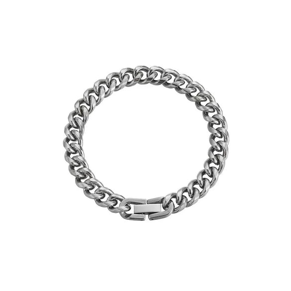 Wholesale Titanium Steel Handmade Geometric Fashion Unisex Buckle Bracelet Jewelry
