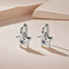 Wholesale Titanium Steel Heart Geometric Earrings For Women With Electroplating Processing