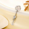 Wholesale Titanium Steel Heart Pattern Personality Cartilage Earrings With Zircon For Women