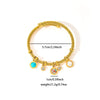 Wholesale Titanium Steel Heart Shape Electroplated Handmade Women's Retro Style Bracelet