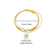 Wholesale Titanium Steel Heart Shape Electroplated Handmade Women's Retro Style Bracelet