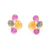Wholesale Titanium Steel Heart Shape Light Luxury Style Electroplating Earrings For Women