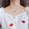 Wholesale Titanium Steel Heartshaped Doublesided Pendant Necklace For Women With 18K Rose Gold Plated And O Word Chain