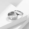 Wholesale Titanium Steel Heartshaped Hollow Couple Ring With Polishing For Men And Women Proposing Engagement Ring Gift
