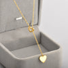 Wholesale Titanium Steel Heartshaped Pendant Necklace With Electroplating Cartoon Style For Women