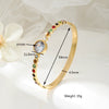 Wholesale Titanium Steel Inlaid Zircon Geometric Bracelet For Women