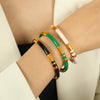 Wholesale 316L Stainless Steel Ins Style Geometric Electroplated Bracelet For Women
