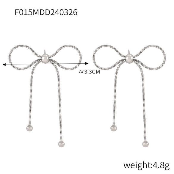 Wholesale Titanium Steel Insect Pattern Clavicle Necklace With Butterfly Design And Electroplating Process