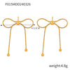 Wholesale Titanium Steel Insect Pattern Clavicle Necklace With Butterfly Design And Electroplating Process