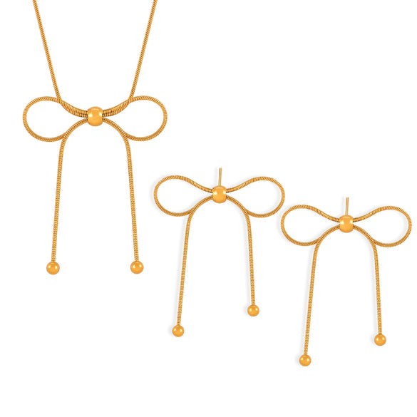Wholesale Titanium Steel Insect Pattern Clavicle Necklace With Butterfly Design And Electroplating Process