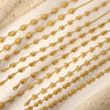 Wholesale Titanium Steel Jewelry Conch Love Heart Pattern Handmade Electroplated 18K Plated Necklace Light Luxury High Sense Ins Sweater Chain