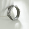 Wholesale Titanium Steel Jewelry Distressed Diamond Geometric Multifaceted Ring Bracelet