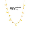Wholesale Titanium Steel Jewelry With Butterfly Love Water Drops Bell Pattern For Women