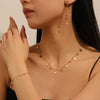 Wholesale Titanium Steel Jewelry With Butterfly Love Water Drops Bell Pattern For Women