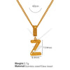 Wholesale 316L Stainless Steel Jewelry With Letters Numbers Text Pattern 18K Gold Plated For Women
