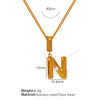 Wholesale 316L Stainless Steel Jewelry With Letters Numbers Text Pattern 18K Gold Plated For Women