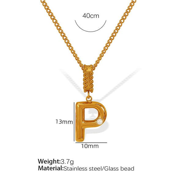 Wholesale 316L Stainless Steel Jewelry With Letters Numbers Text Pattern 18K Gold Plated For Women