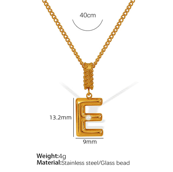 Wholesale 316L Stainless Steel Jewelry With Letters Numbers Text Pattern 18K Gold Plated For Women