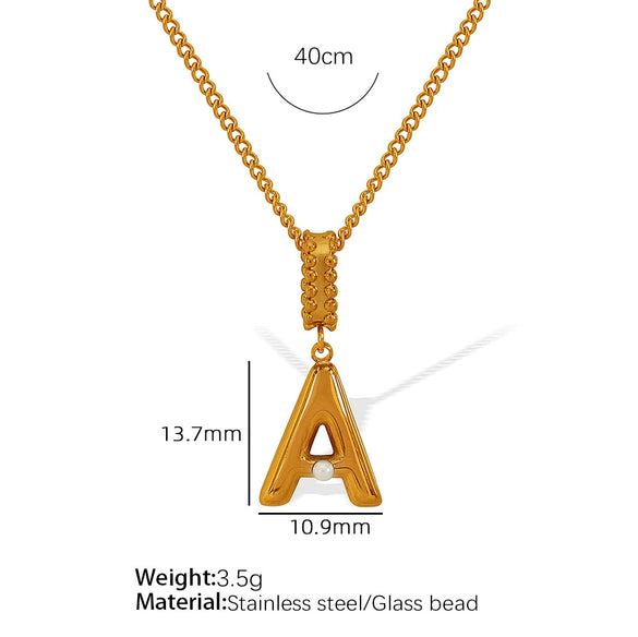 Wholesale 316L Stainless Steel Jewelry With Letters Numbers Text Pattern 18K Gold Plated For Women