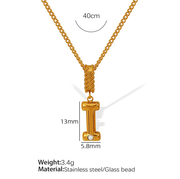 Wholesale 316L Stainless Steel Jewelry With Letters Numbers Text Pattern 18K Gold Plated For Women
