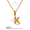 Wholesale 316L Stainless Steel Jewelry With Letters Numbers Text Pattern 18K Gold Plated For Women