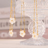 Wholesale 316L Stainless Steel Jewelry Women's Cold Wind Necklace With Sea Shell Flower Pendant And Geometric Pattern Electroplated