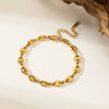 Wholesale Titanium Steel 18K Gold Plated Pig Nose Clavicle Necklace For Girls And Unisex
