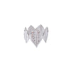 Wholesale Titanium Steel Leaf Ring Fashion Retro Design Jewelry For Women