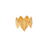 Wholesale Titanium Steel Leaf Ring Fashion Retro Design Jewelry For Women