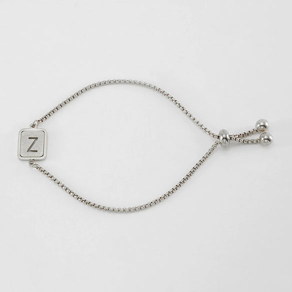 Wholesale 316L Stainless Steel Letter Bracelet For Women With Polishing Treatment