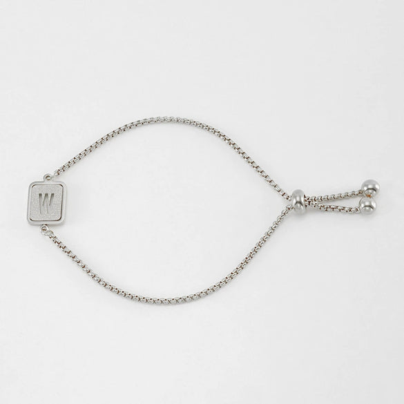 Wholesale 316L Stainless Steel Letter Bracelet For Women With Polishing Treatment