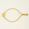 Wholesale 316L Stainless Steel Letter Bracelet For Women With Polishing Treatment