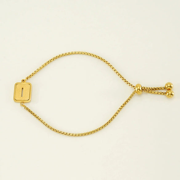 Wholesale 316L Stainless Steel Letter Bracelet For Women With Polishing Treatment
