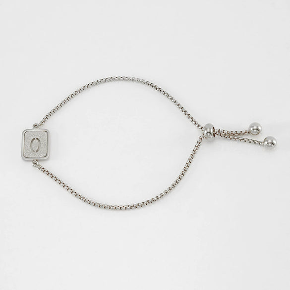 Wholesale 316L Stainless Steel Letter Bracelet For Women With Polishing Treatment