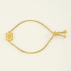 Wholesale 316L Stainless Steel Letter Bracelet For Women With Polishing Treatment