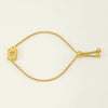 Wholesale 316L Stainless Steel Letter Bracelet For Women With Polishing Treatment