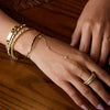 Wholesale Titanium Steel Light Luxury Highend Bracelet With Electroplating And Geometric Design
