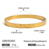 Wholesale Titanium Steel Light Luxury Highend Bracelet With Electroplating And Geometric Design