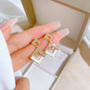Wholesale Titanium Steel Microinlaid Jewelry Set With Geometric Pattern For Women Electroplated Design