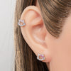Wholesale Titanium Steel Microinlaid Zircon Animal Cat Style Jewelry For Women