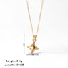 Wholesale Titanium Steel Mini Star Geometric Minimalist Pendant Jewelry Accessories For Women Electroplated O Chain Handmade Diy Materials