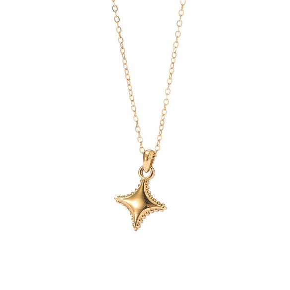 Wholesale Titanium Steel Mini Star Geometric Minimalist Pendant Jewelry Accessories For Women Electroplated O Chain Handmade Diy Materials
