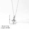 Wholesale Titanium Steel Mini Star Geometric Minimalist Pendant Jewelry Accessories For Women Electroplated O Chain Handmade Diy Materials
