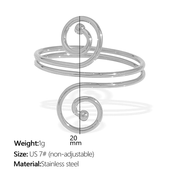 Wholesale 316L Stainless Steel Minimalist Geometric Electroplated Hoop Bracelet Jewelry