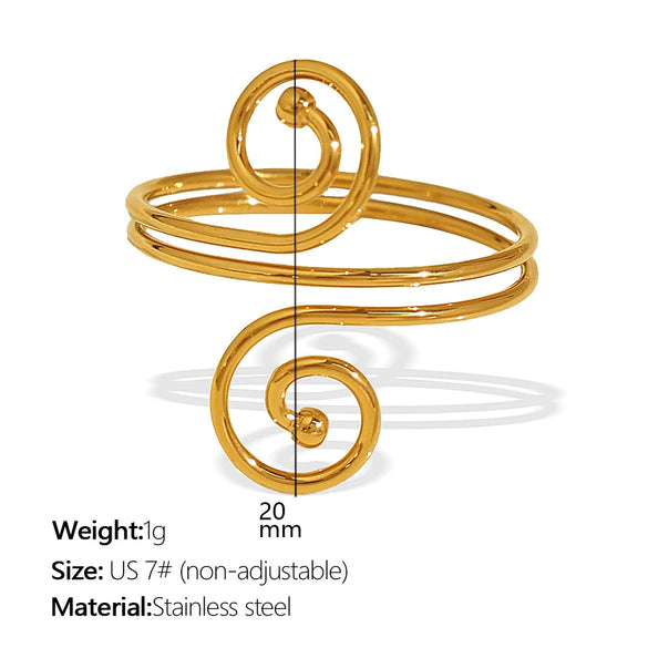 Wholesale 316L Stainless Steel Minimalist Geometric Electroplated Hoop Bracelet Jewelry